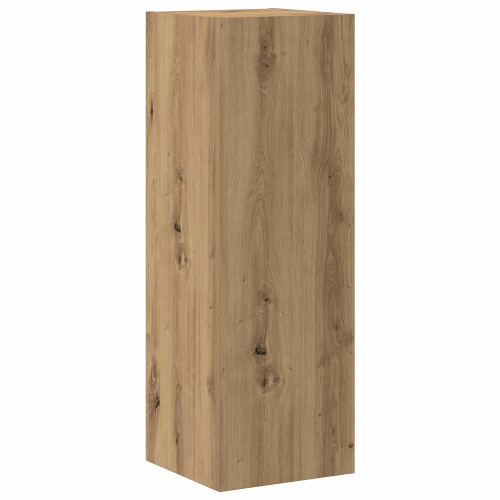 vidaXL 4 Piece Wall-mounted TV Cabinet Set Artisan Oak Engineered Wood