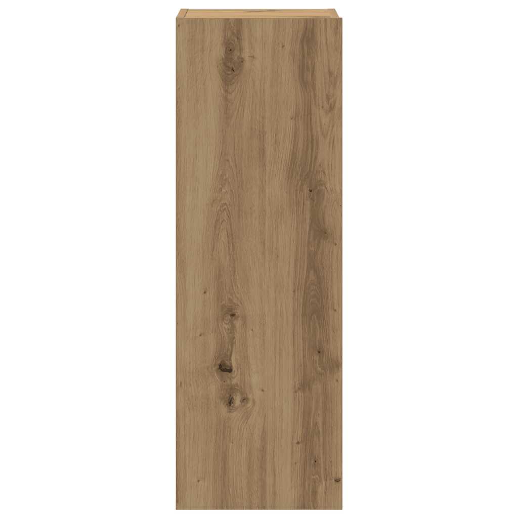 vidaXL Wall Mounted TV cabinets 4 pcs Artisan Oak Engineered Wood