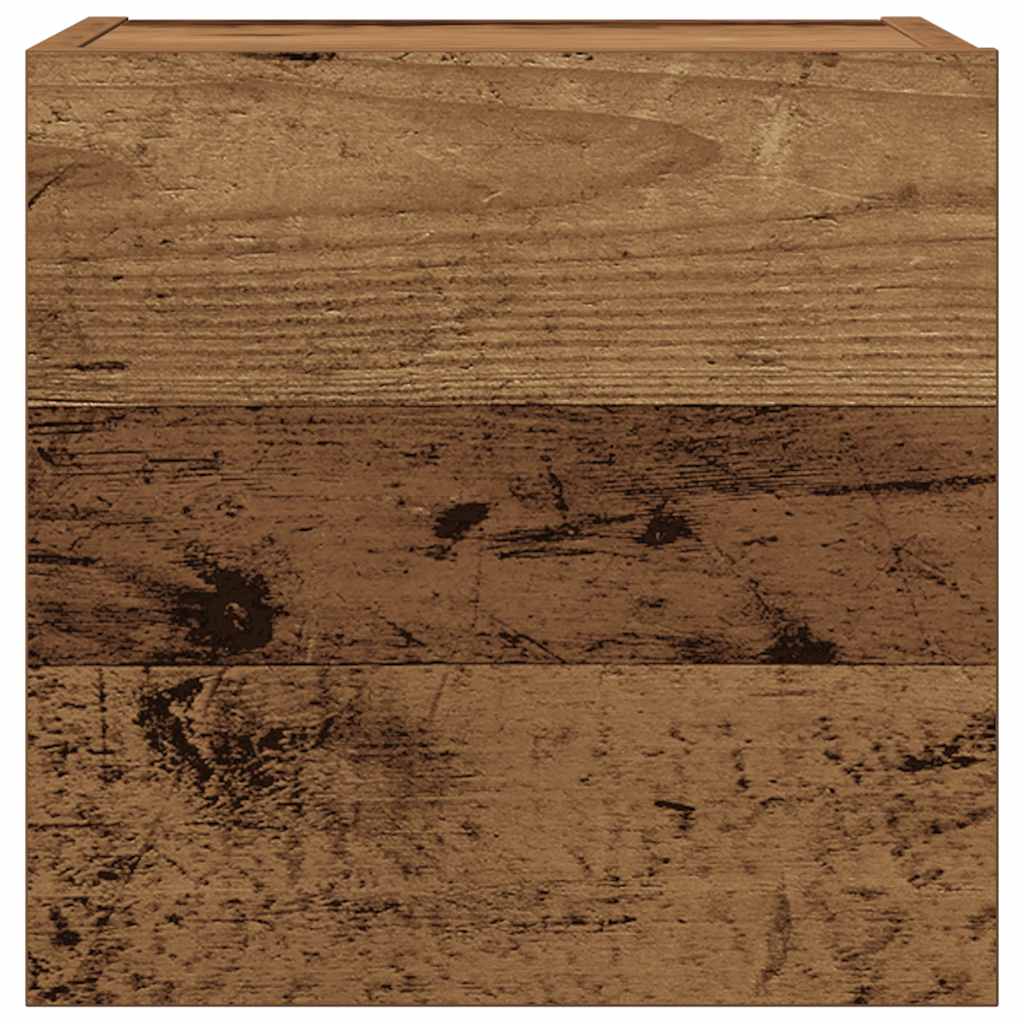 vidaXL 8 Piece Wall-mounted TV Cabinet Set Old Wood Engineered Wood