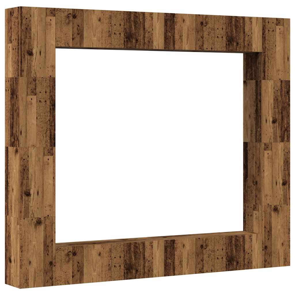 vidaXL Wall Mounted TV cabinets 8 pcs Old Wood Engineered Wood