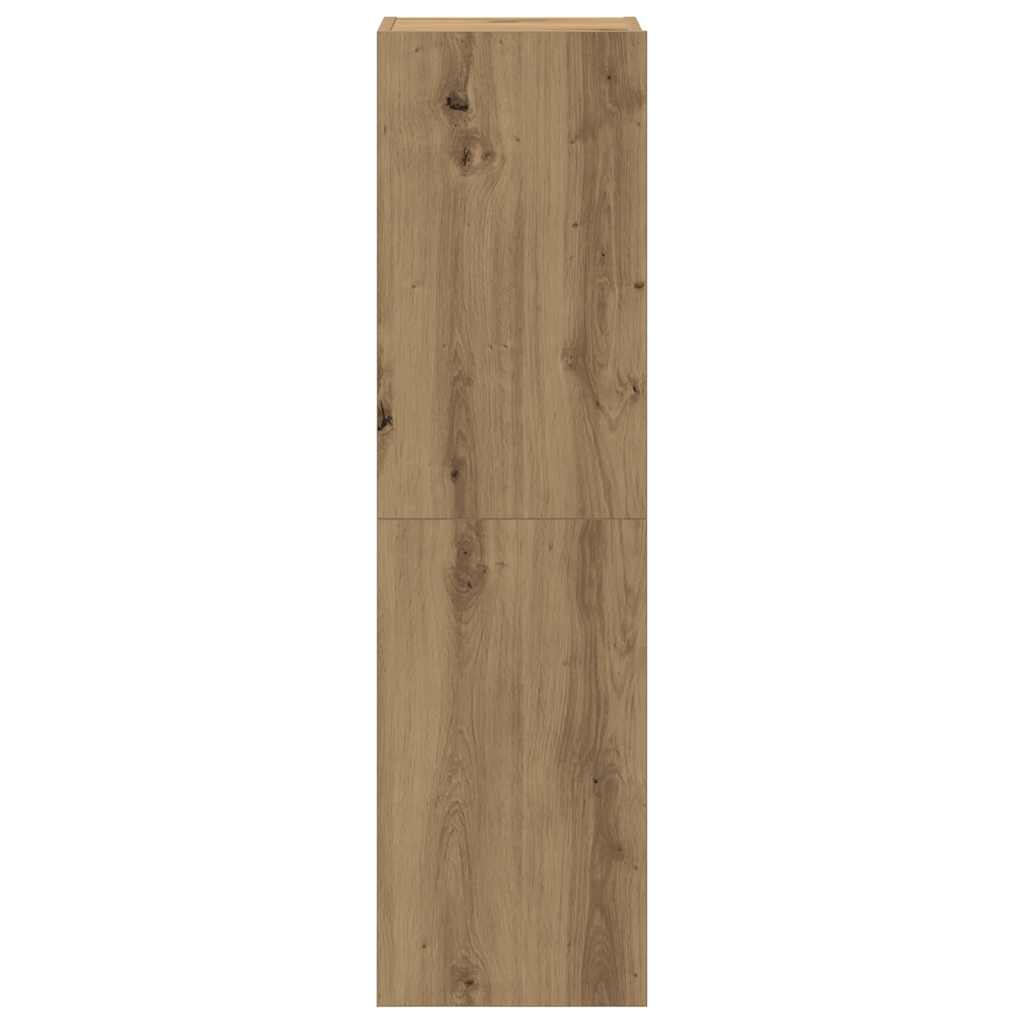 vidaXL Wall Mounted TV cabinets 8 pcs Artisan Oak Engineered Wood