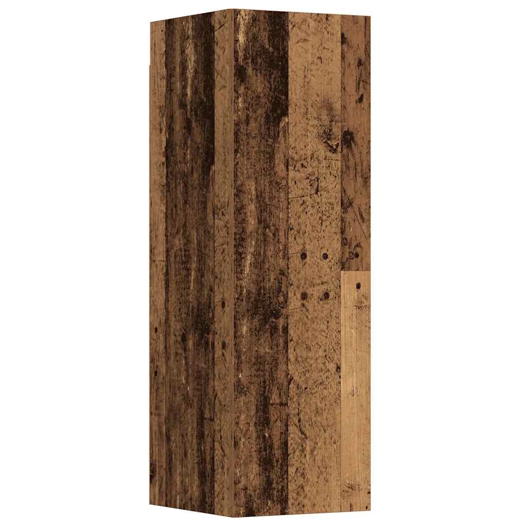 vidaXL 3 Piece Wall-mounted TV Cabinet Set Old Wood Engineered Wood