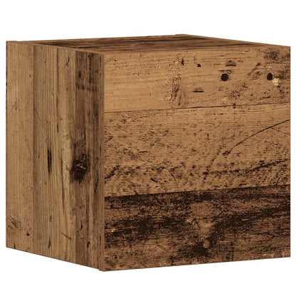 vidaXL 3 Piece Wall-mounted TV Cabinet Set Old Wood Engineered Wood