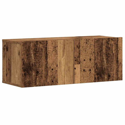vidaXL Wall Mounted TV cabinets 5 pcs Old Wood Engineered Wood