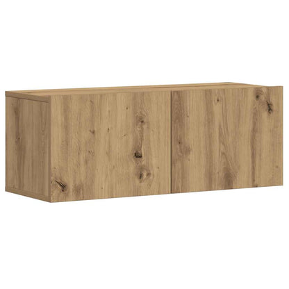 vidaXL Wall Mounted TV cabinets 5 pcs Artisan Oak Engineered Wood