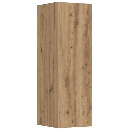 vidaXL Wall Mounted TV cabinets 5 pcs Artisan Oak Engineered Wood
