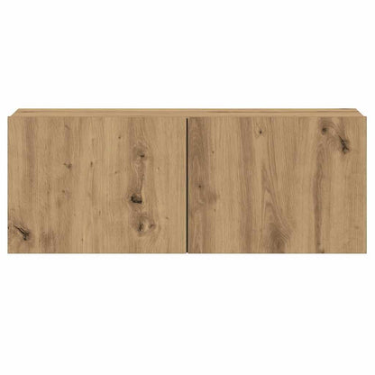 vidaXL Wall Mounted TV cabinets 5 pcs Artisan Oak Engineered Wood