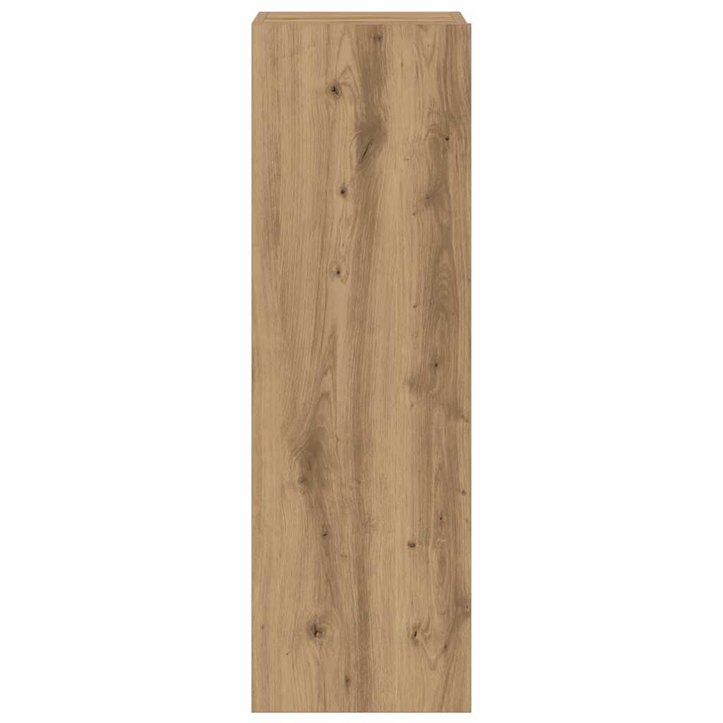 vidaXL Wall Mounted TV cabinets 5 pcs Artisan Oak Engineered Wood