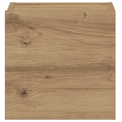 vidaXL Wall Mounted TV cabinets 5 pcs Artisan Oak Engineered Wood