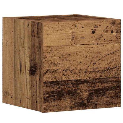 vidaXL Wall Mounted TV cabinets 3 pcs Old Wood Engineered Wood