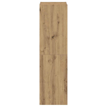 vidaXL Wall Mounted TV cabinets 3 pcs Artisan Oak Engineered Wood