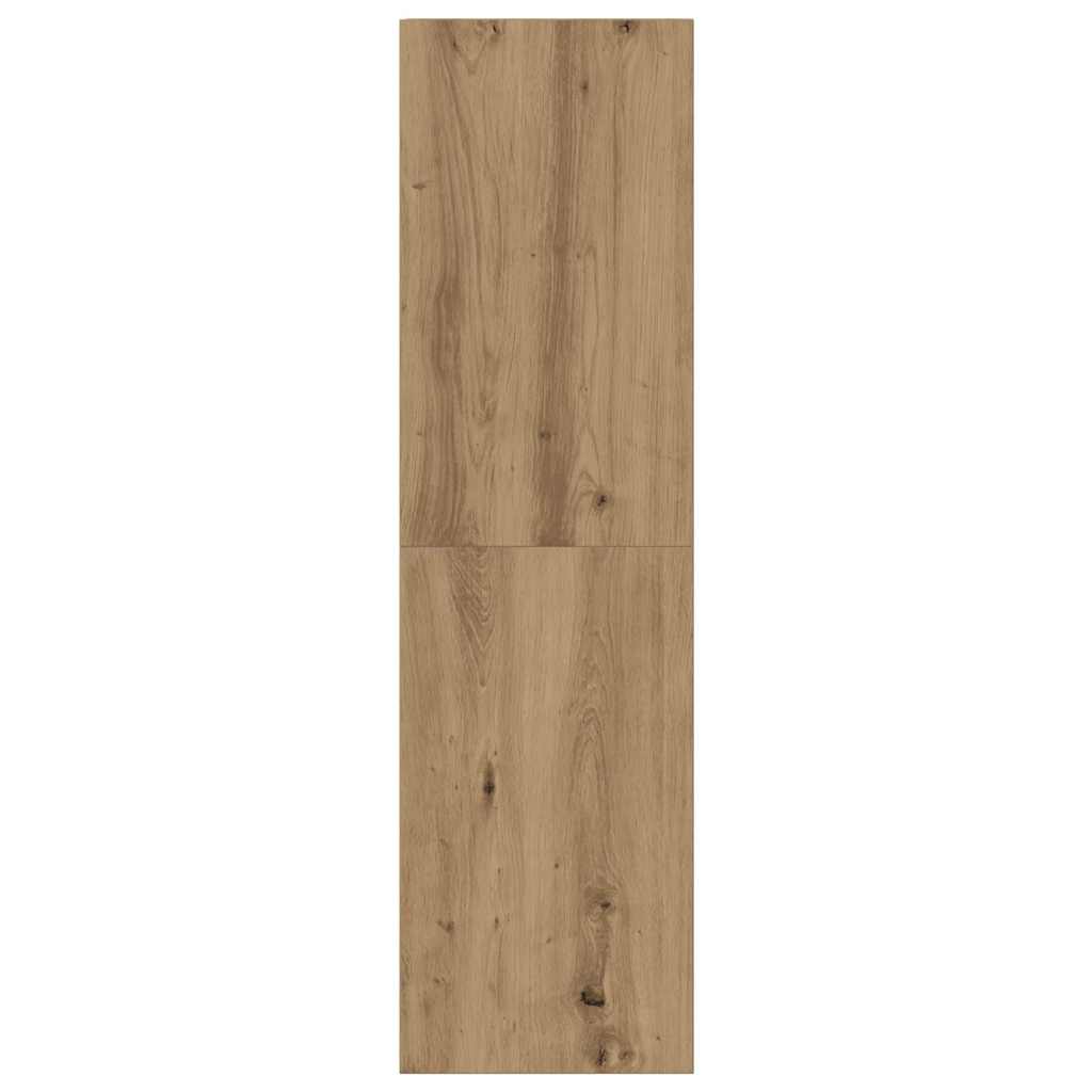 vidaXL Wall Mounted TV cabinets 3 pcs Artisan Oak Engineered Wood