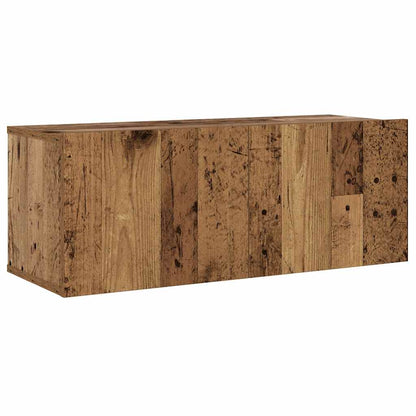 vidaXL Wall Mounted TV cabinets 6 pcs Old Wood Engineered Wood