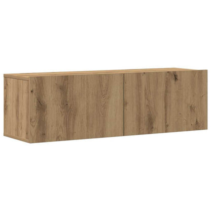 vidaXL Wall Mounted TV cabinets 6 pcs Artisan Oak Engineered Wood