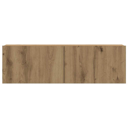 vidaXL Wall Mounted TV cabinets 6 pcs Artisan Oak Engineered Wood