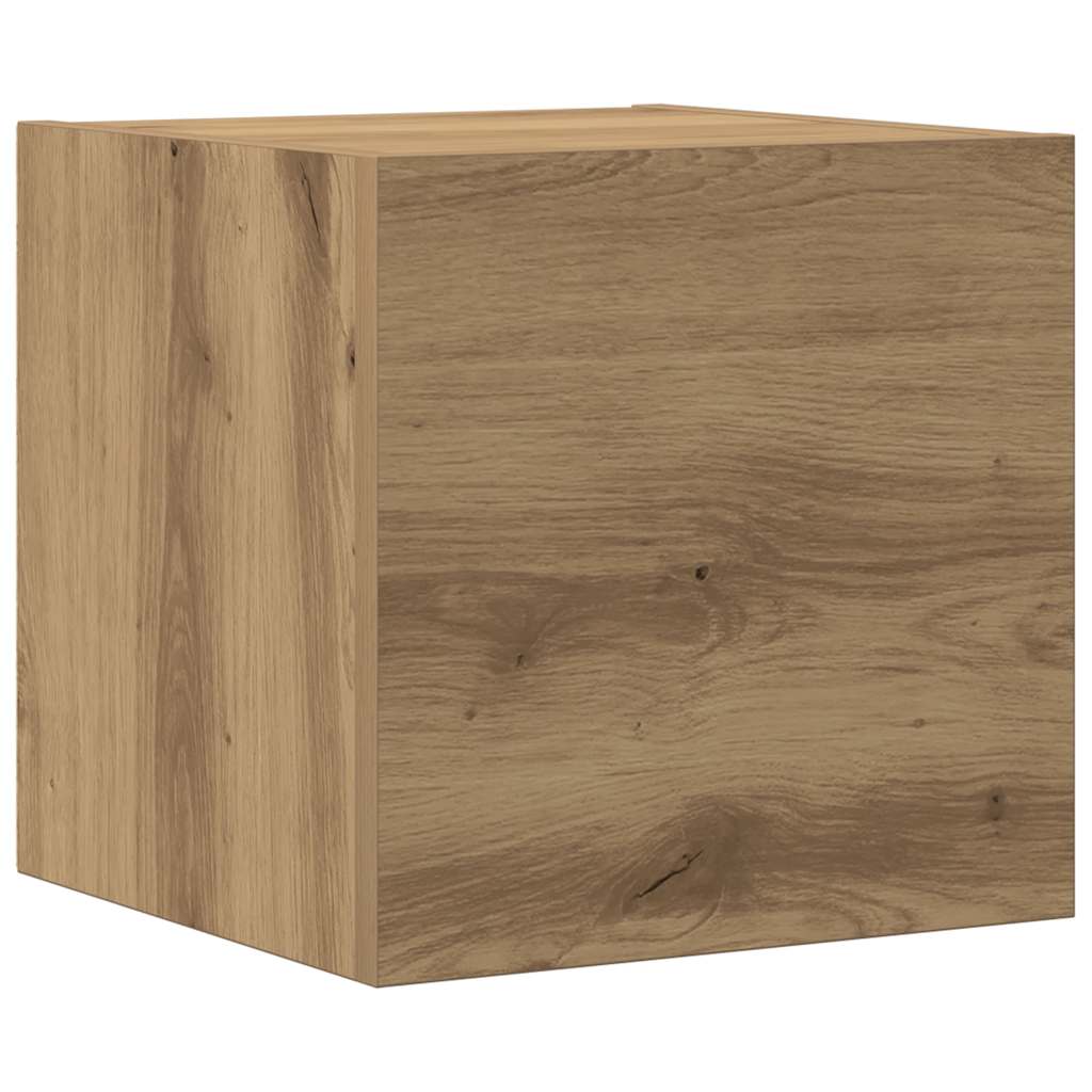 vidaXL Wall Mounted TV cabinets 6 pcs Artisan Oak Engineered Wood