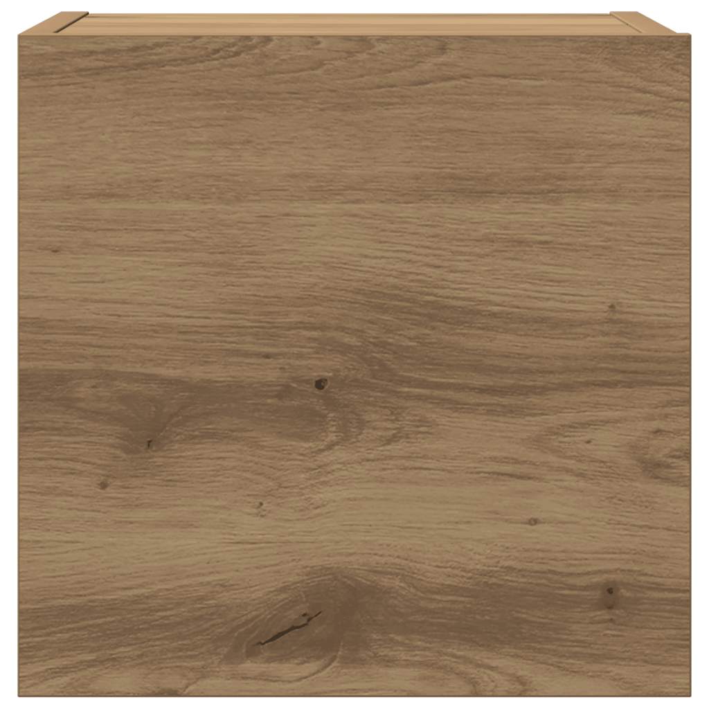 vidaXL Wall Mounted TV cabinets 6 pcs Artisan Oak Engineered Wood