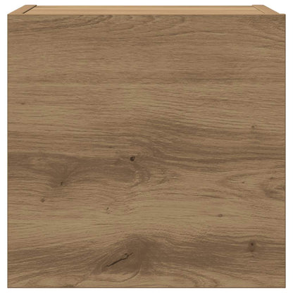 vidaXL Wall Mounted TV cabinets 6 pcs Artisan Oak Engineered Wood