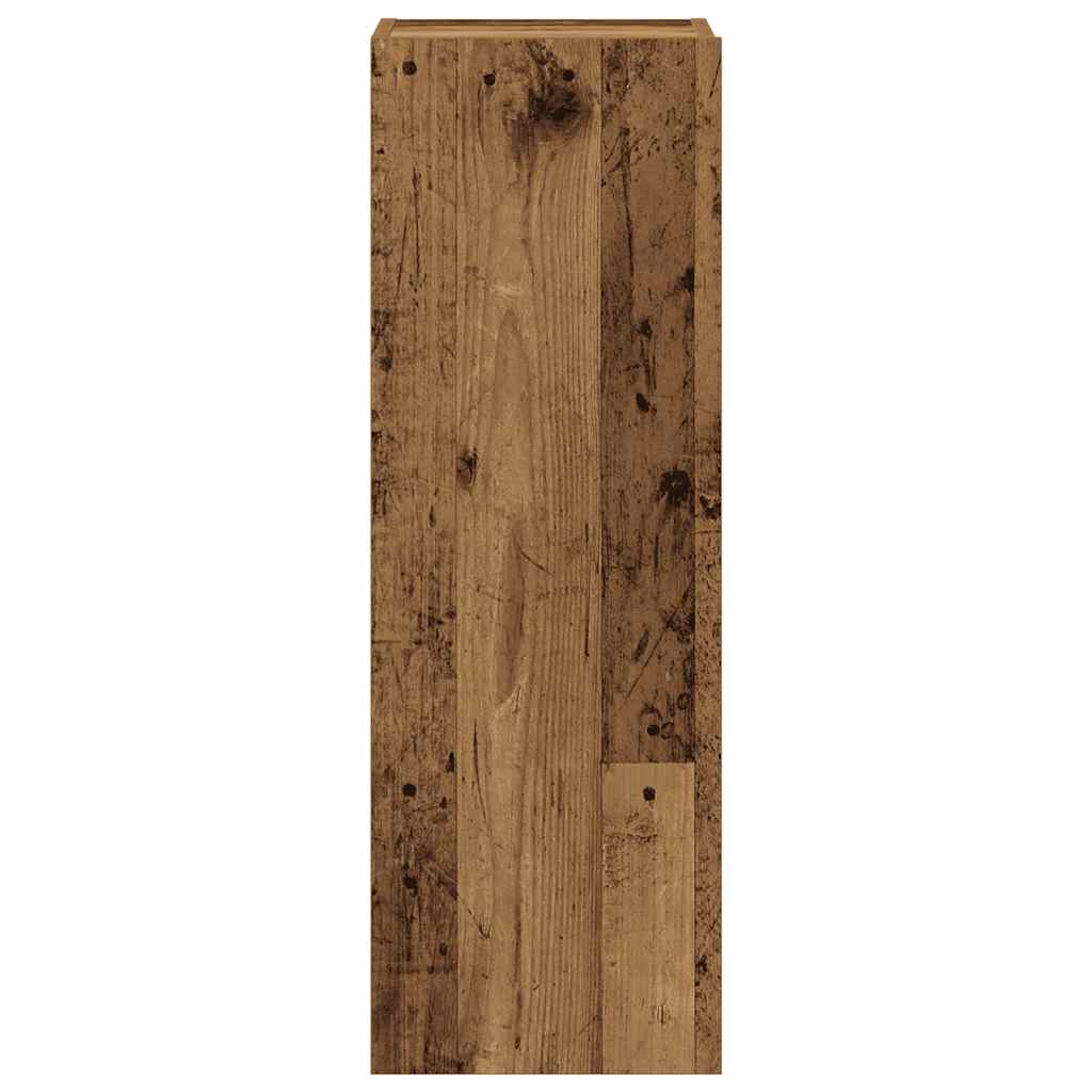 vidaXL 4 Piece Wall-mounted TV Cabinet Set Old Wood Engineered Wood