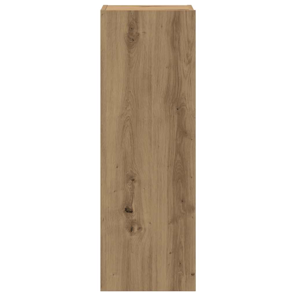 vidaXL Wall Mounted TV cabinets 4 pcs Artisan Oak Engineered Wood