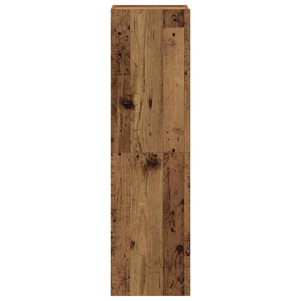 vidaXL Wall Mounted TV cabinets 4 pcs Old Wood Engineered Wood