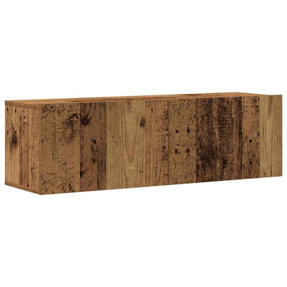 vidaXL Wall Mounted TV cabinets 4 pcs Old Wood Engineered Wood