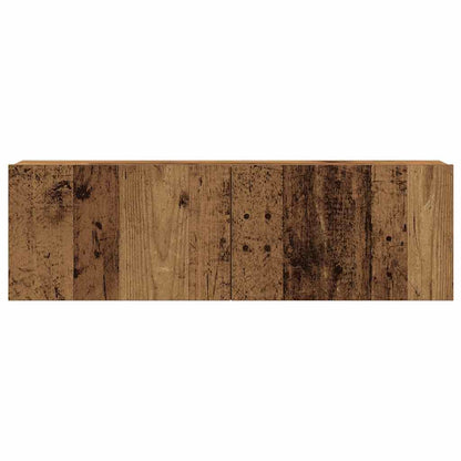 vidaXL Wall Mounted TV cabinets 4 pcs Old Wood Engineered Wood