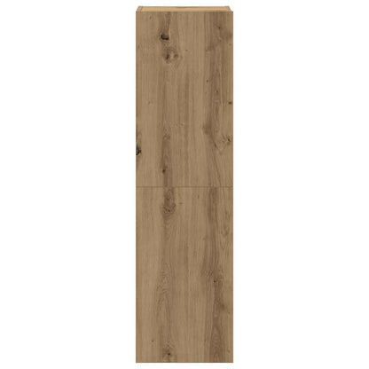 vidaXL Wall Mounted TV cabinets 4 pcs Artisan Oak Engineered Wood