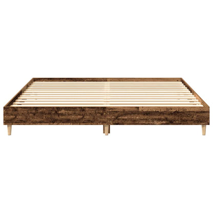 vidaXL Bed Frame | Old Wood | Engineered Wood | Double | Durable | Bed Frame