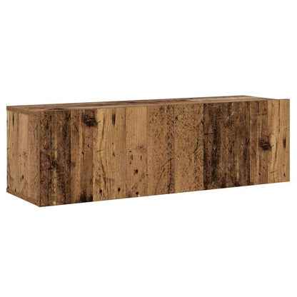 vidaXL Wall Mounted TV cabinets 8 pcs Old Wood Engineered Wood