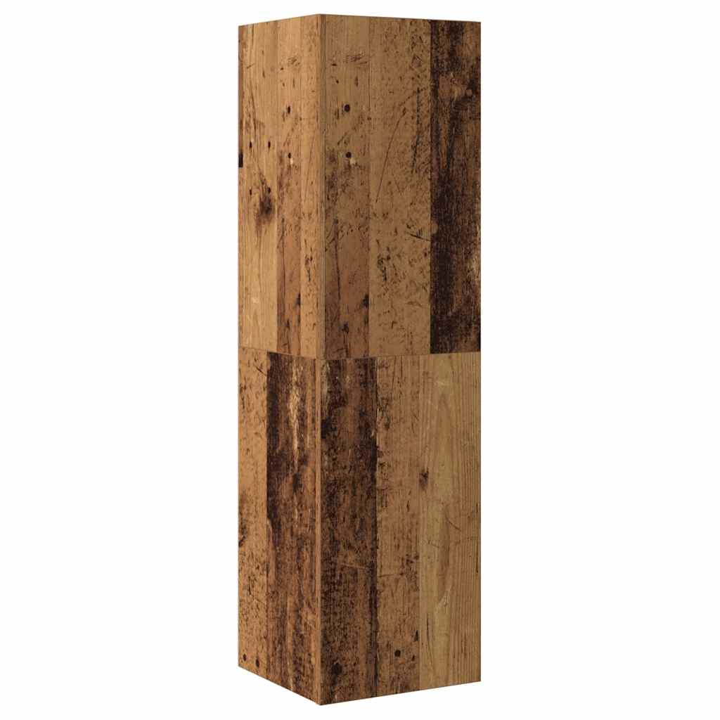 vidaXL Wall Mounted TV cabinets 3 pcs Old Wood Engineered Wood