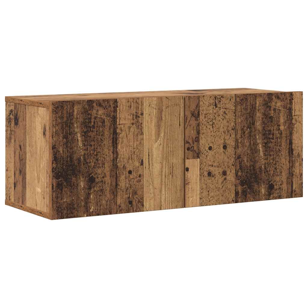 vidaXL Wall Mounted TV cabinets 6 pcs Old Wood Engineered Wood