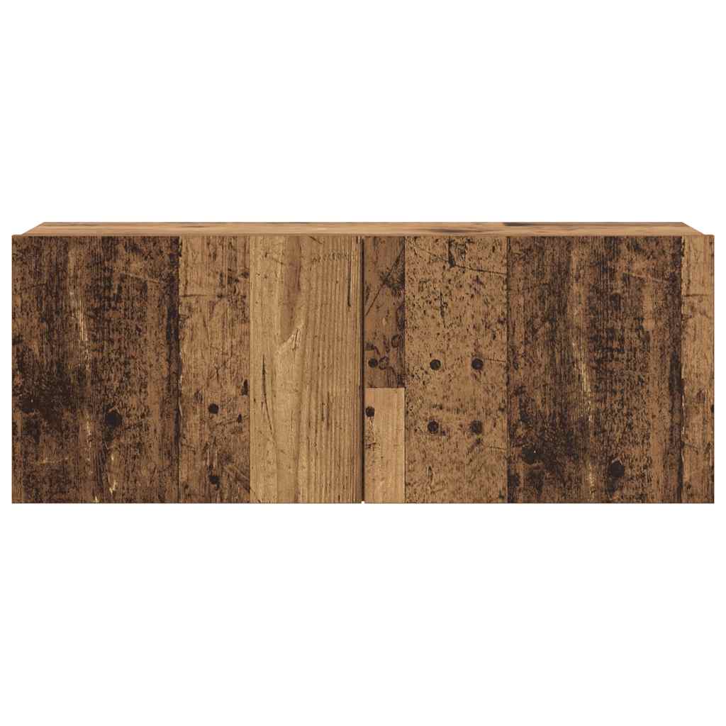 vidaXL Wall Mounted TV cabinets 6 pcs Old Wood Engineered Wood