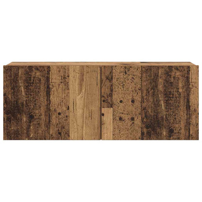 vidaXL Wall Mounted TV cabinets 6 pcs Old Wood Engineered Wood
