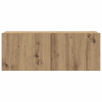 vidaXL Wall Mounted TV cabinets 6 pcs Artisan Oak Engineered Wood