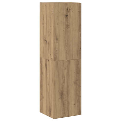 vidaXL Wall Mounted TV cabinets 6 pcs Artisan Oak Engineered Wood