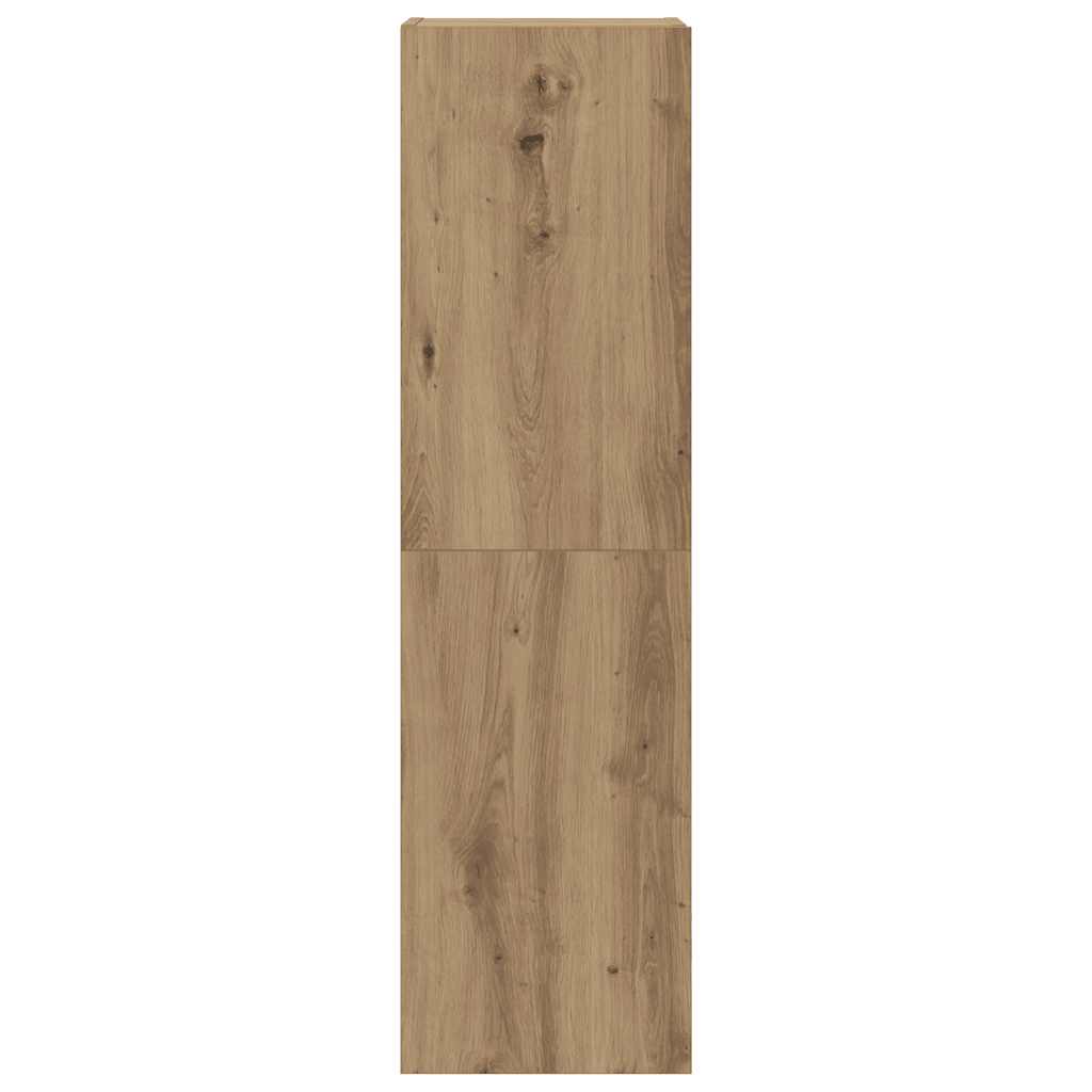 vidaXL Wall Mounted TV cabinets 6 pcs Artisan Oak Engineered Wood