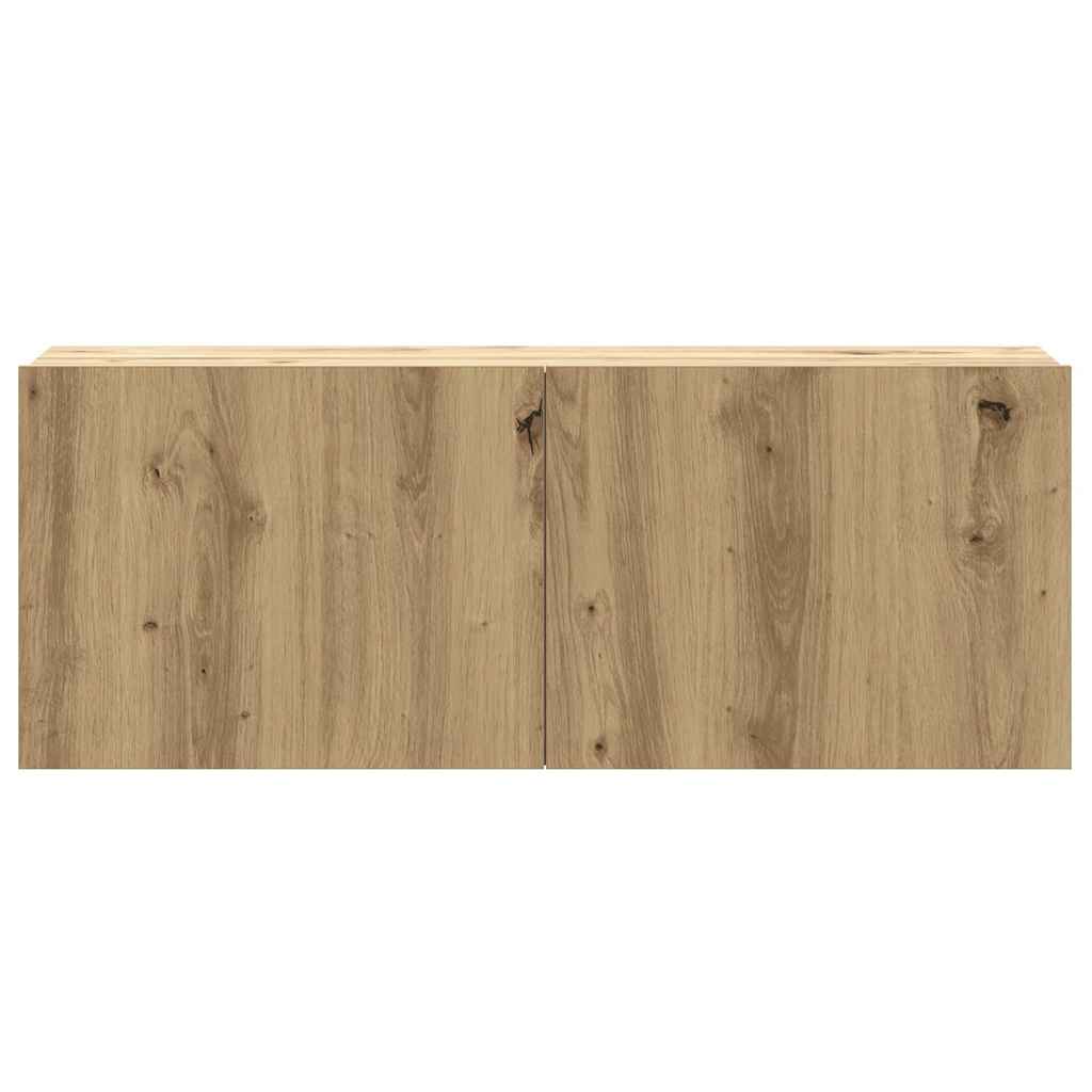 vidaXL 6 Piece TV Cabinet Set Wall-mounted Artisan Oak Engineered Wood
