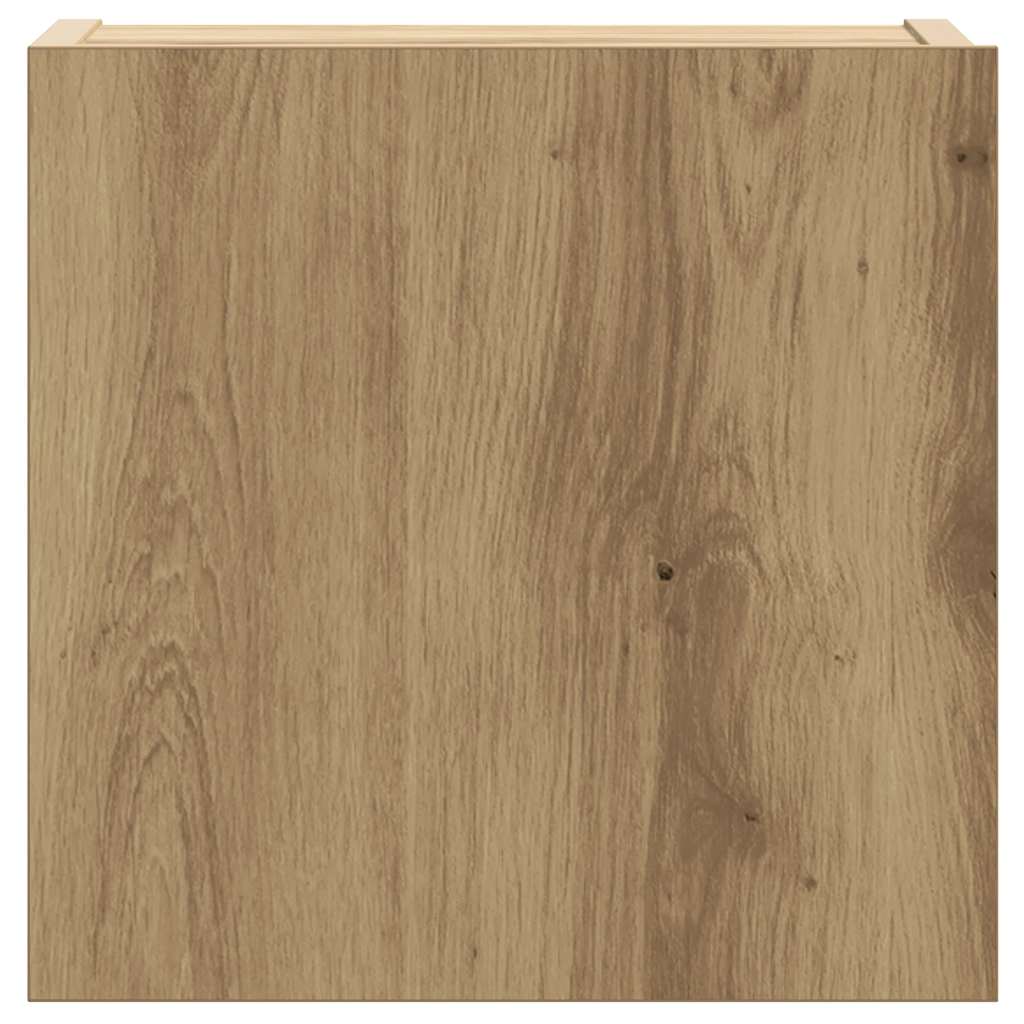 vidaXL 6 Piece TV Cabinet Set Wall-mounted Artisan Oak Engineered Wood