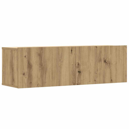 vidaXL 6 Piece TV Cabinet Set Wall-mounted Artisan Oak Engineered Wood