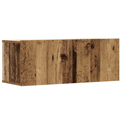 vidaXL 5 Piece TV Cabinet Set Wall-mounted Old Wood Engineered Wood