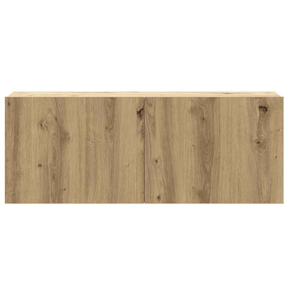 vidaXL 5 Piece TV Cabinet Set Wall-mounted Artisan Oak Engineered Wood
