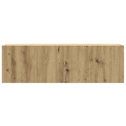vidaXL 5 Piece TV Cabinet Set Wall-mounted Artisan Oak Engineered Wood