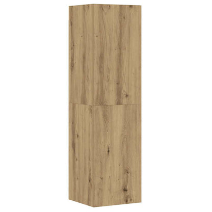 vidaXL 5 Piece TV Cabinet Set Wall-mounted Artisan Oak Engineered Wood