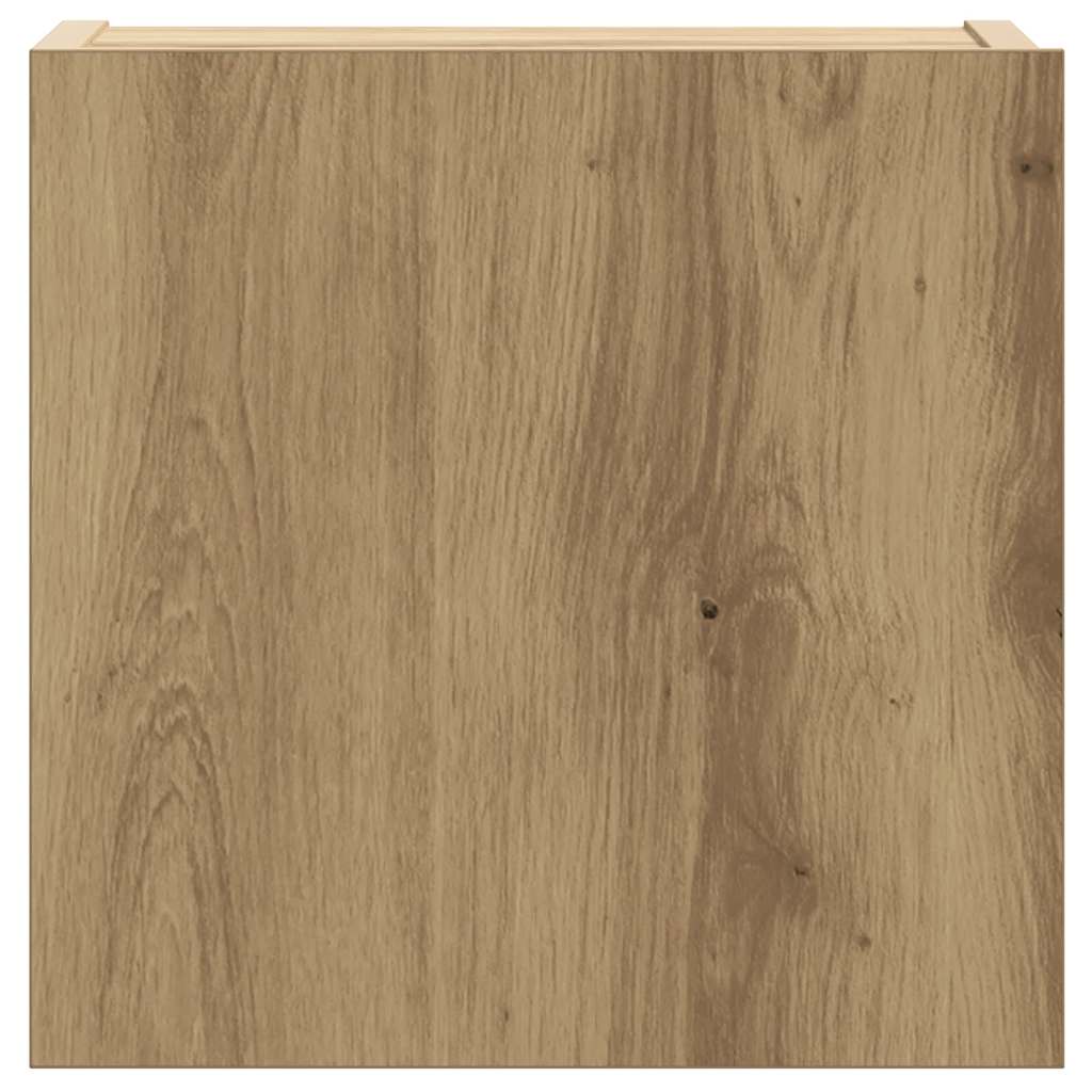 vidaXL 5 Piece TV Cabinet Set Wall-mounted Artisan Oak Engineered Wood