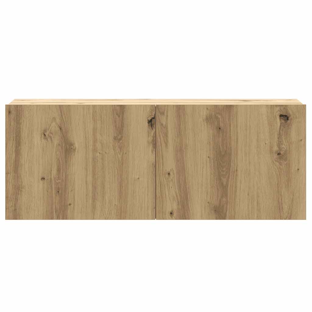 vidaXL 6 Piece TV Cabinet Set Wall-mounted Artisan Oak Engineered Wood