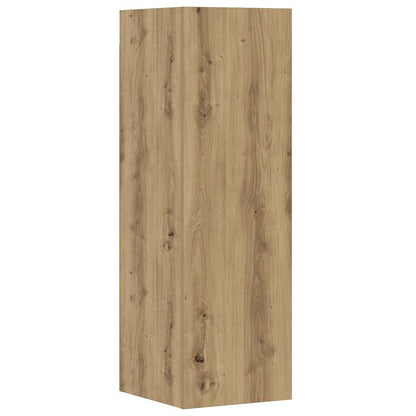 vidaXL 6 Piece TV Cabinet Set Wall-mounted Artisan Oak Engineered Wood