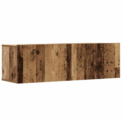 vidaXL Wall Mounted TV Cabinets 3 pcs Old Wood 100x30x30 cm Engineered Wood
