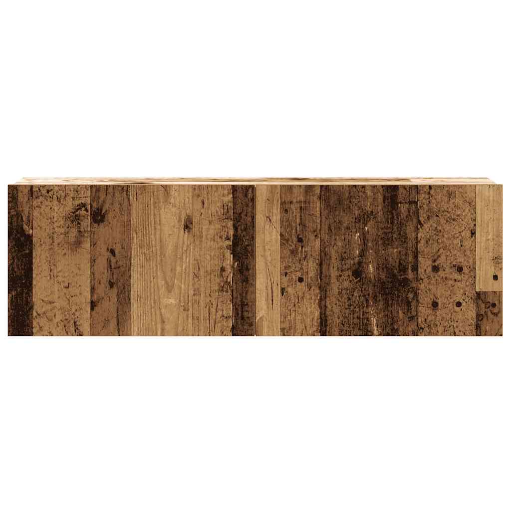 vidaXL Wall Mounted TV Cabinets 3 pcs Old Wood 100x30x30 cm Engineered Wood