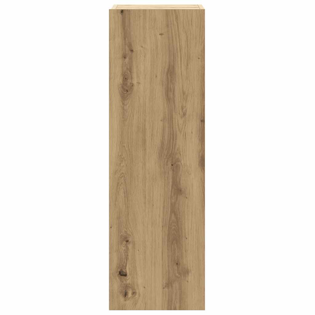 vidaXL 8 Piece TV Cabinet Set Wall-mounted Artisan Oak Engineered Wood